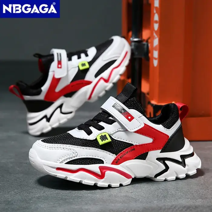 Chaussures de sport en cuir pour enfants