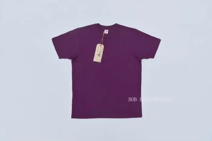 BOB DONG 300gr T-shirts de base été coton lourd T-shirts unis pour hommes