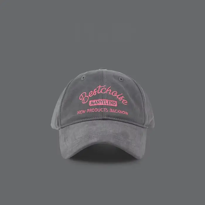 Casquette de Baseball brodée rose pour femmes
