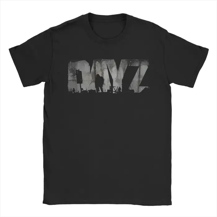 DayZ Shotting Game Logo T-Shirt hommes classique Hipster coton t-shirts col rond manches courtes t-s
