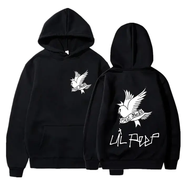 Sweat-shirt à capuche imprimé Lil Peep pour hommes/femmes, Streetwear Lil Love, mode décontractée Hi