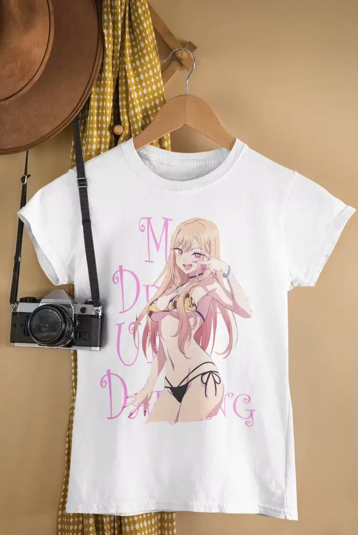 T-shirt Marin Kitagawa Tee My Dress Up Darling, cadeau pour lui, t-shirt ample unisexe en coton surd