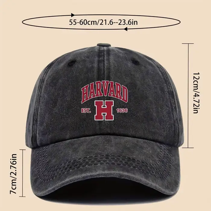 Casquette de camionneur à imprimé Harvard