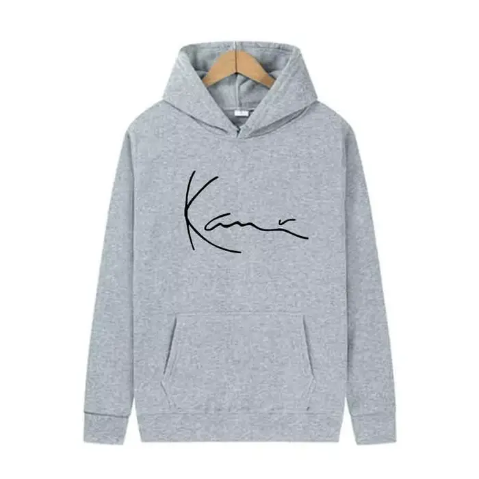 Hommes bleu blanc tendances de la mode sweat à capuche imprimé décontracté Streetwear sport Jogging