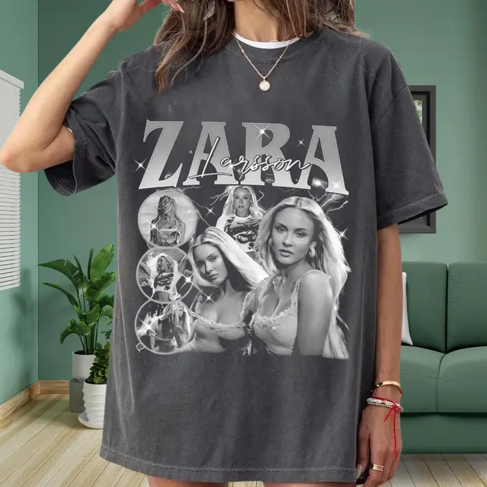 T-shirt inspiré de Zara Larsson, T-shirt pour fans de musique pop, T-shirt graphique esthétique rétr