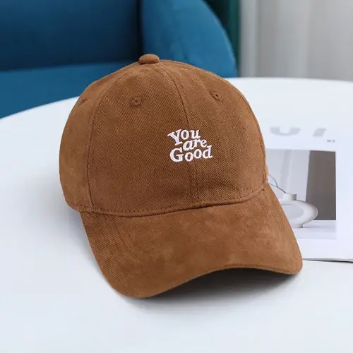 Casquette à visière marron pour hommes et femmes, mode printemps et automne, casquette de Baseball s