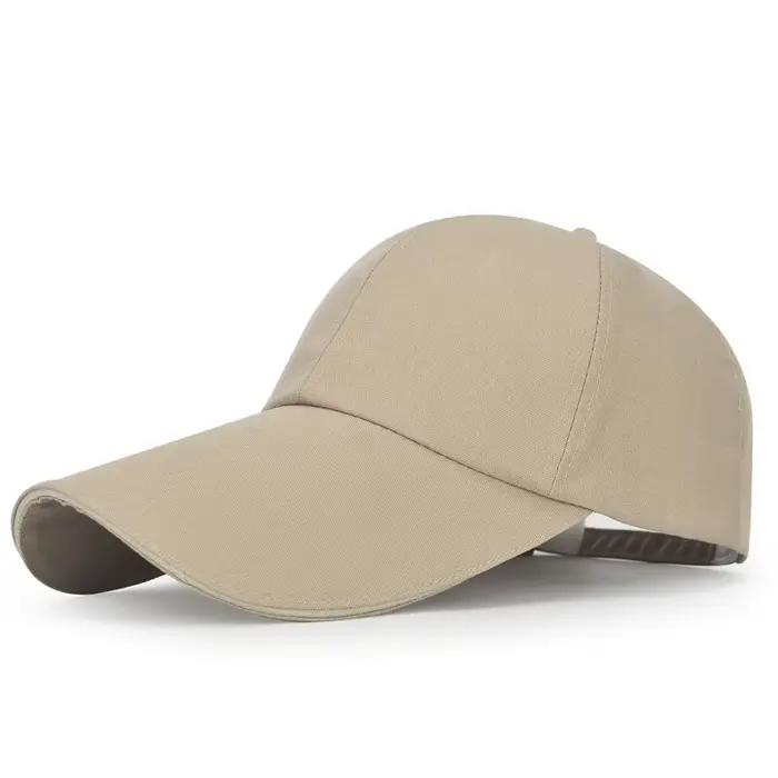 Casquette de baseball extra longue ajustable en toile