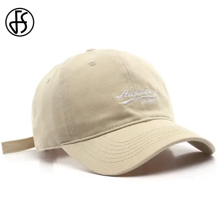Casquette de baseball beige FS pour hommes