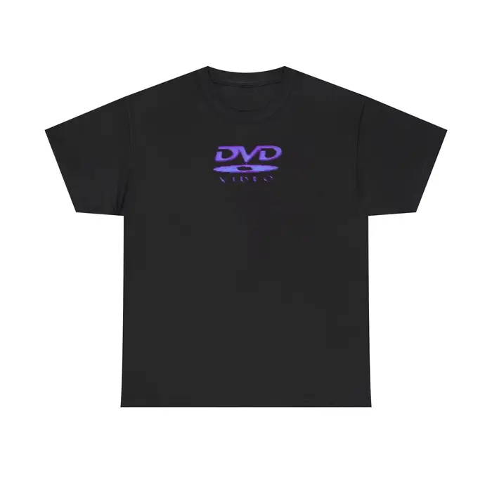 Nouveau T-shirt DVD 2026 – Imprimés lettres DVD et vidéo rétro pour homme, été, 100 % coton, doux et
