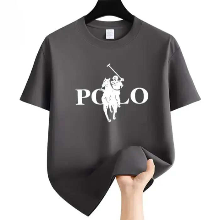 Mode estivale - Vêtements pour hommes - T-shirts décontractés à manches courtes - Hauts à col rond