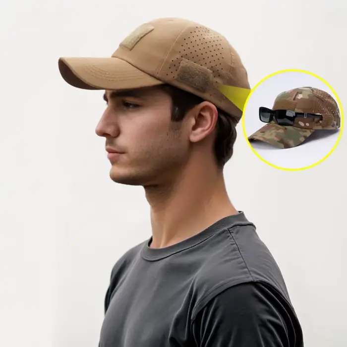 Casquette de baseball camouflage respirante et décontractée pour hommes