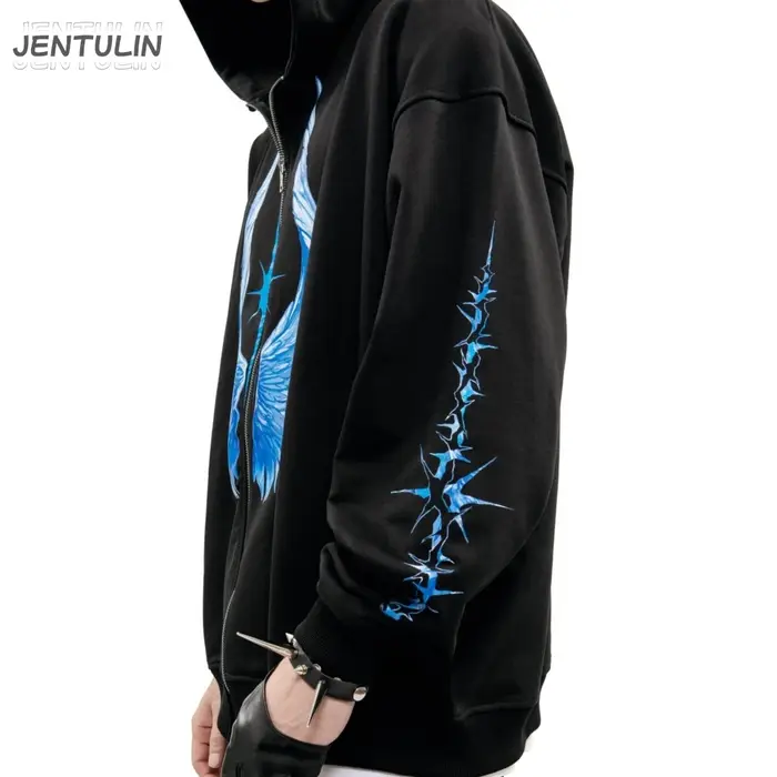 Pull à capuche zippé pour homme