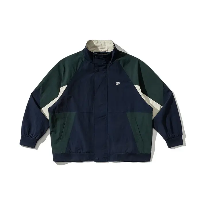 Veste de sport vintage streetwear japonaise à col montant pour homme et femme, imperméable, style te
