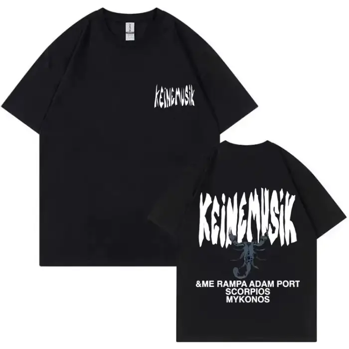Été Keinemusik X Pacha graphique t-shirt hommes femmes Hip Hop mode Vintage T-shirts
