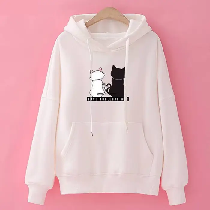 Sweat à capuche décontracté pour femmes