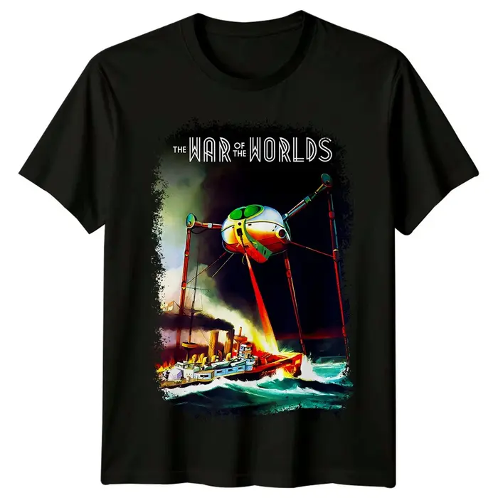 T-shirt du film La Guerre des Mondes (1953) pour femmes et hommes, en coton, décontracté, humoristiq