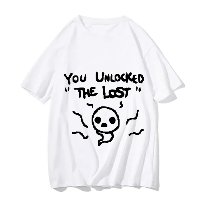 La reliure d'Isaac imprimé T-shirt homme/Woaen décontracté mode été coton à manches courtes dessin a
