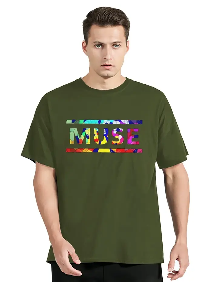 T-shirt classique Muse pour homme, T-shirt vintage, Économie graphiques, Discount bon marché, Respze