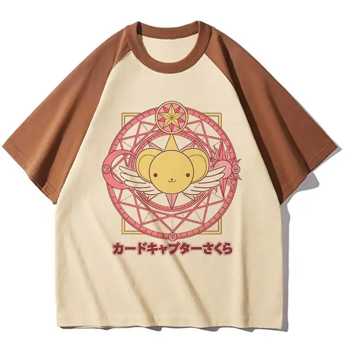 Sakura carte Captor chemise femmes Pastel université