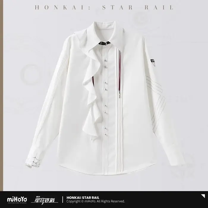 Chemise ample officielle Kafka Honkai: Star Rail officiel MiHoYo Kafka thème Cosplay chemise femme h