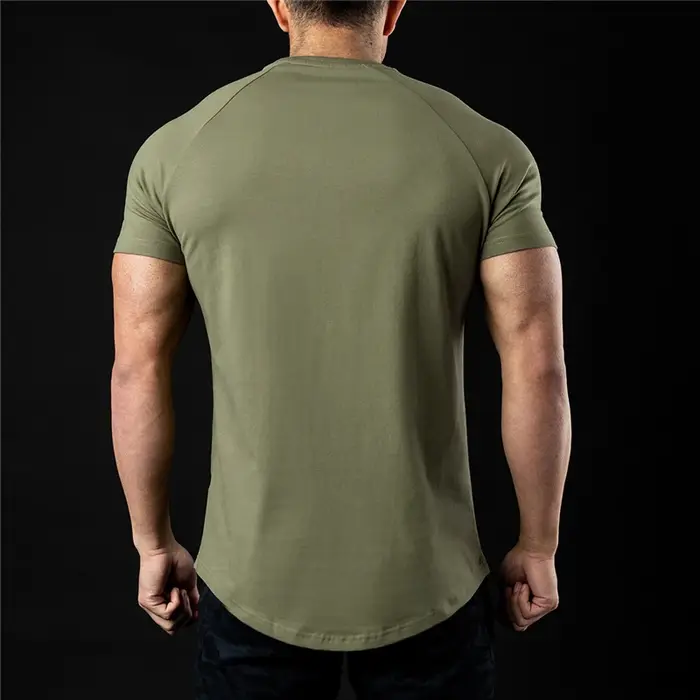 T-shirt manches courtes pour homme, en coton, slim, mode été
