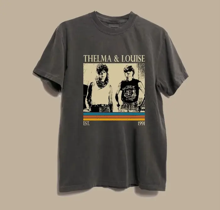 T-shirt du film Thelma & Louise, t-shirt d'été ample et respirant pour hommes et femmes