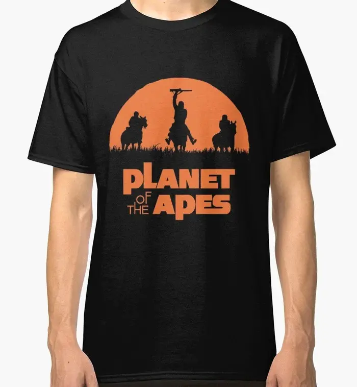 T-shirt manches courtes homme, streetwear, humoristique et résistant, à la mode