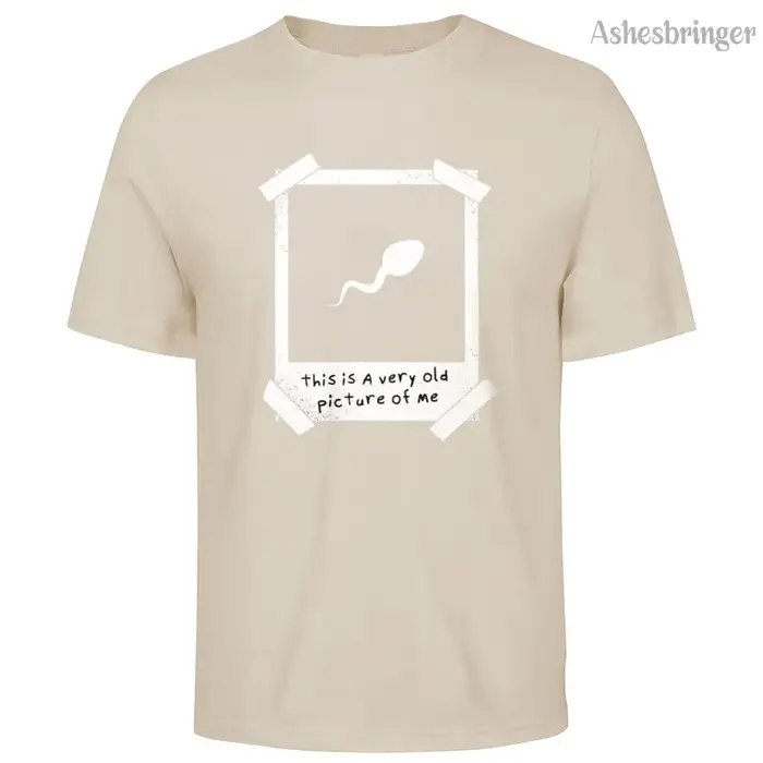 T-shirt en coton pour hommes, ceci est une image très ancienne de moi, graphique drôle, Style décont