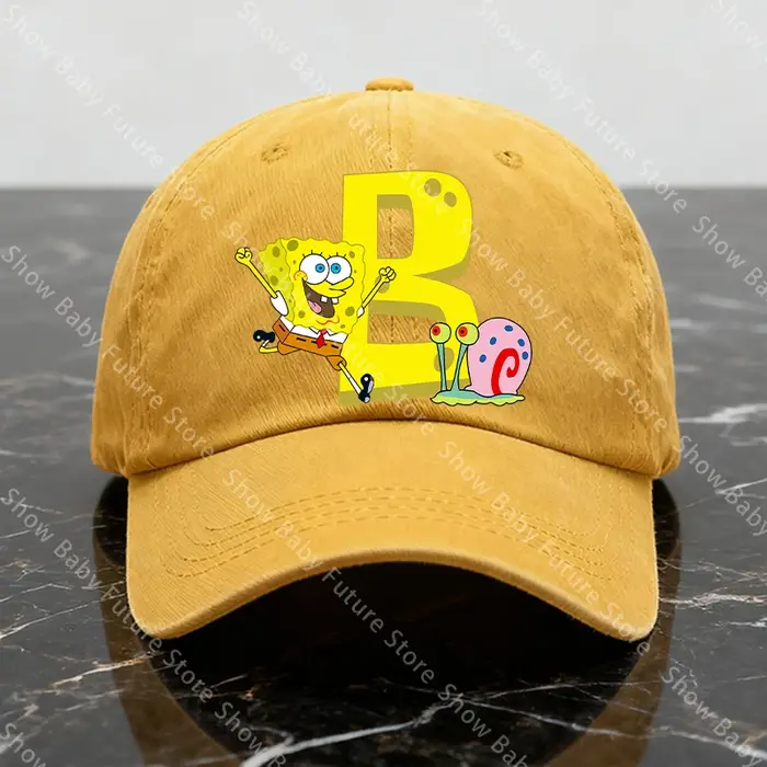 Nouvelles casquettes de baseball Bob l'éponge pour adultes