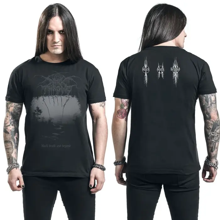 Nouveau T-shirt en coton avec motif Darkthrone