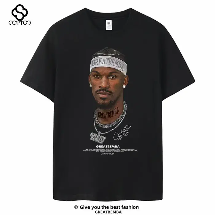 T-shirt classique imprimé Basketball Star pour hommes et femmes, en coton doux et respirant, idéal p