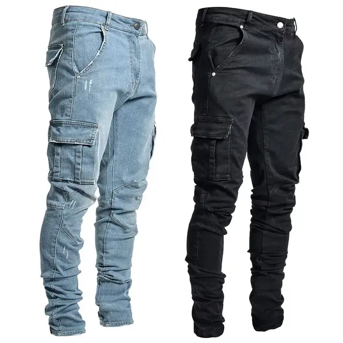 Jean élastique de rue pour hommes
