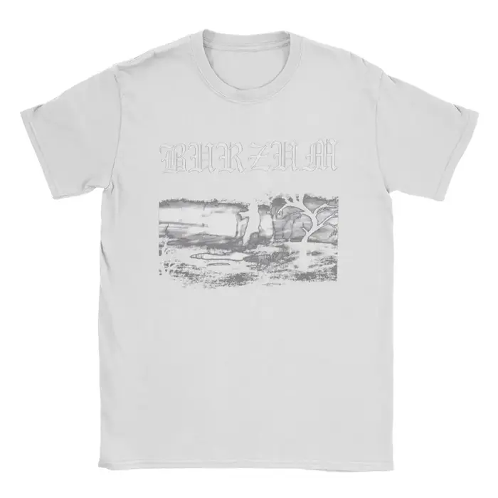 Burzum-T-shirt à Manches Courtes pour Homme et Femme, Streetwear Décontracté, Harajuku, Polyvalent, 