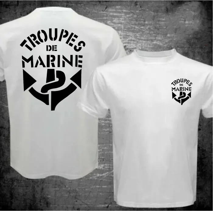 T-shirt militaire des troupes coloniales françaises pour hommes