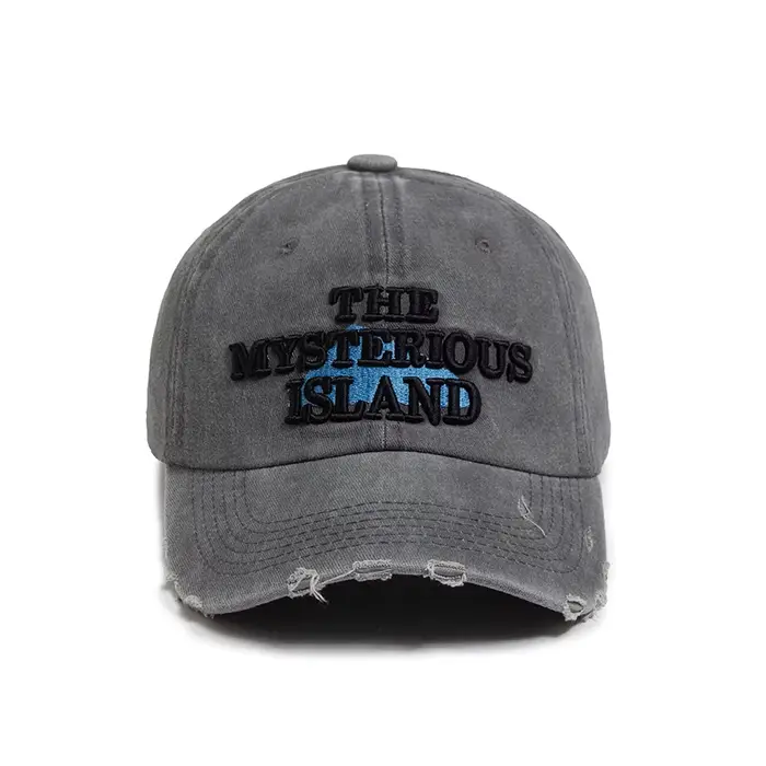 Casquette de baseball The Mysterious Island Letter pour hommes