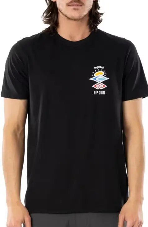 T-shirt à col rond pour hommes