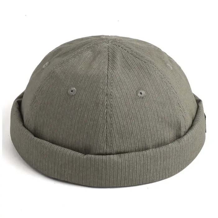 Hommes femmes dôme Melon Skullies bonnet mode Vintage sans bride propriétaire chapeau Streetwear Hip Hop Docker casquettes unisexe Skullcaps