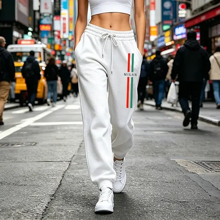Pantalon de survêtement pour femme, tendance 2026, imprimé, décontracté, pour le sport en plein air, jogging, vêtement de mode urbaine, vêtement de sport