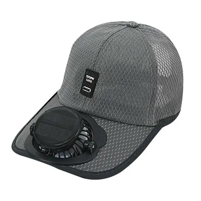 Casquette de baseball solaire pour hommes et femmes, ventilateur puissant, rafraîchissement estival,