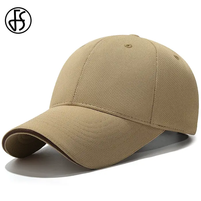 Casquette de baseball vintage kaki FS pour hommes