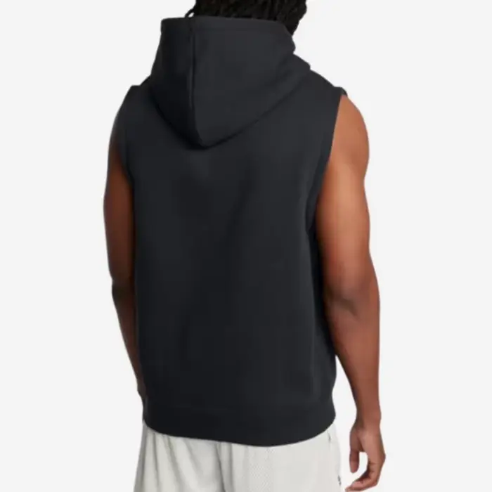 Under Armour UA Débardeur à capuche sans manches doublé en polaire pour homme