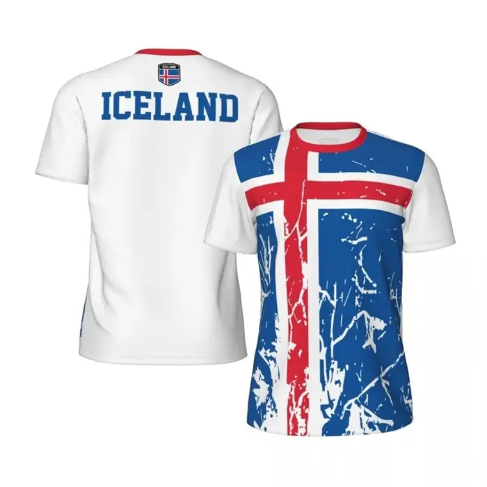 T-shirt de sport à manches courtes imprimé en 3D pour hommes