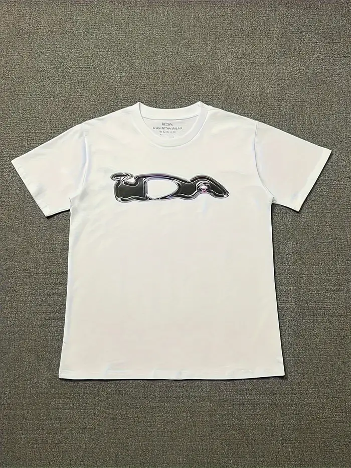 T-shirt unisexe pour couple, 200 grammes, pur coton, imprimé japonais Ida Plus, avec base blanche et