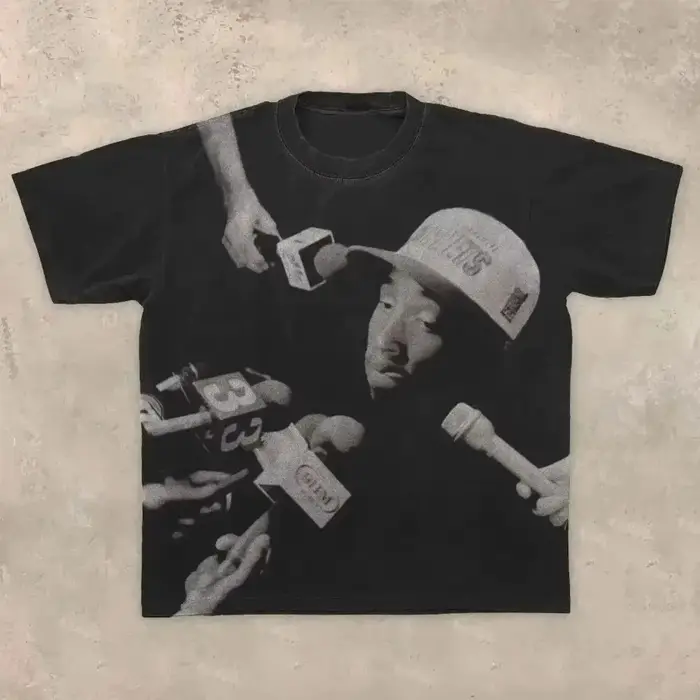 T-shirt décontracté pour hommes et femmes, style rétro américain, style streetwear, nouvelle collect