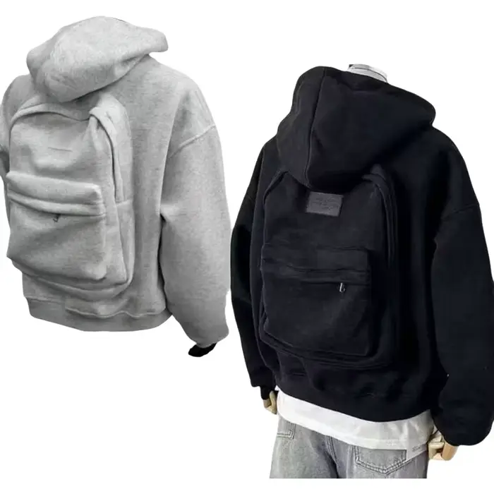 Sweat-shirt à capuche décontracté style américain pour homme et femme
