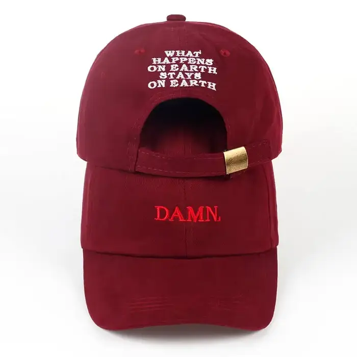 Casquettes DAMN pour hommes et femmes brodées DAMN. Casquette de baseball non structurée style Dad H