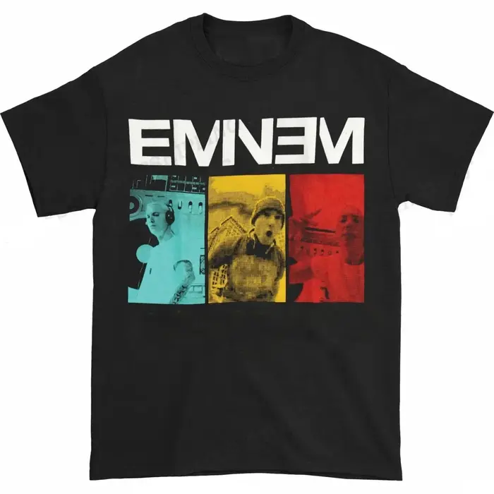 Célèbre rappeur Eminem t-shirt hommes mode T-shirts TKids Hip Hop hauts