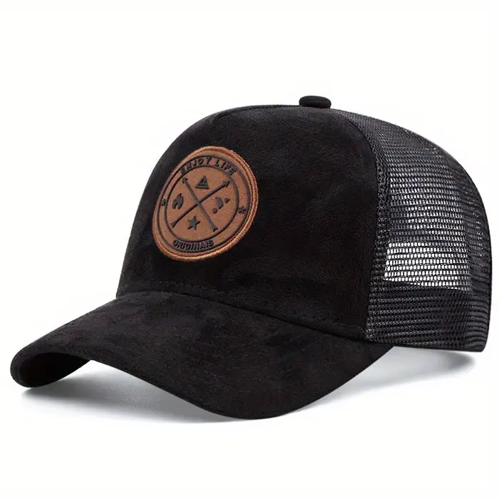 Offre spéciale casquette unisexe profiter de la vie lettre Patch casquettes de Baseball hommes femmes chapeau de camionneur