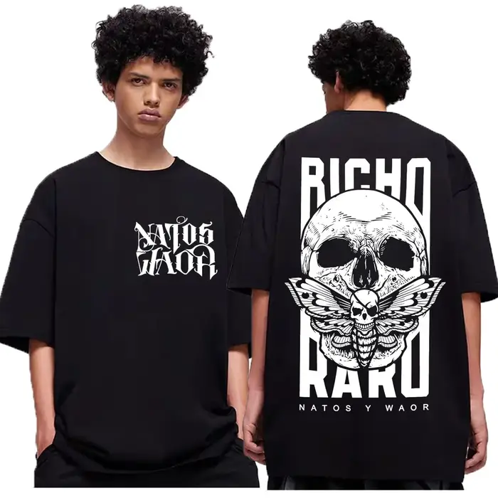 Rappeur Natos Y Waor Merch T-shirt Harajuku Hip Hop T-shirts à manches courtes hommes femmes vêtements gothique mode