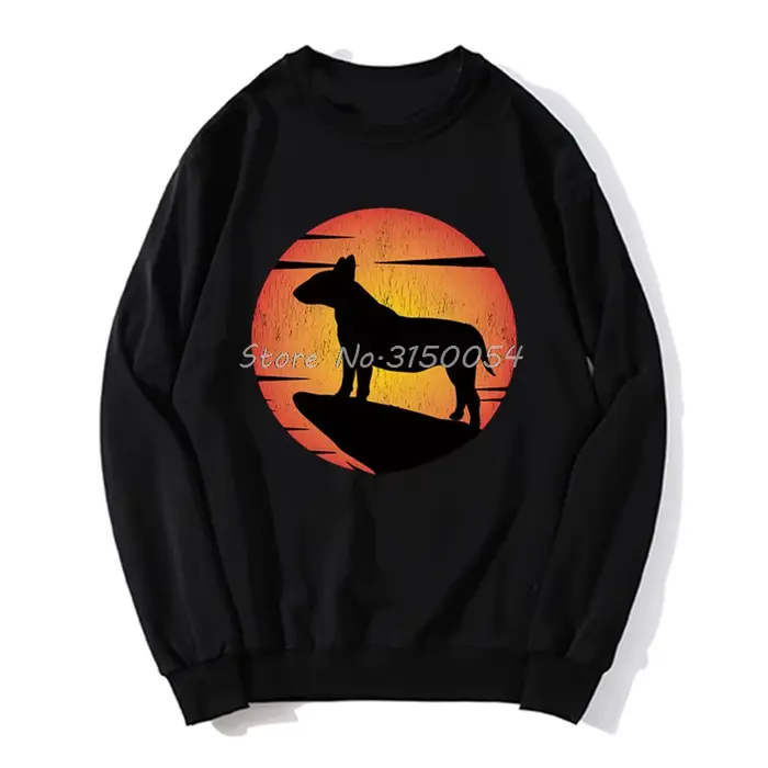 Sweat à capuche vintage Bullterrier pour hommes et femmes, pull PVD, streetwear Harajuku, cadeau pou